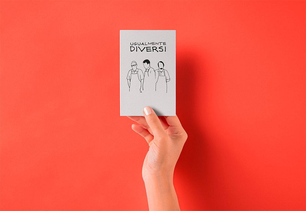 Ugualmente Diversi – Canvas Art Card
